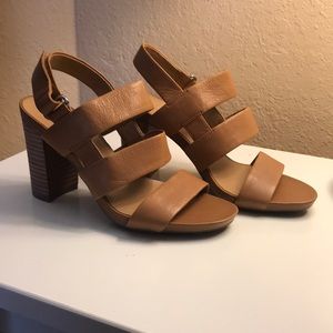 Franco Sarto Camel Chunky Sandal
